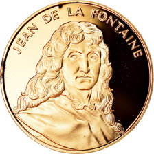 France, Medal, Jean de la Fontaine, La France du Roi Soleil, MS(63), Vermeil