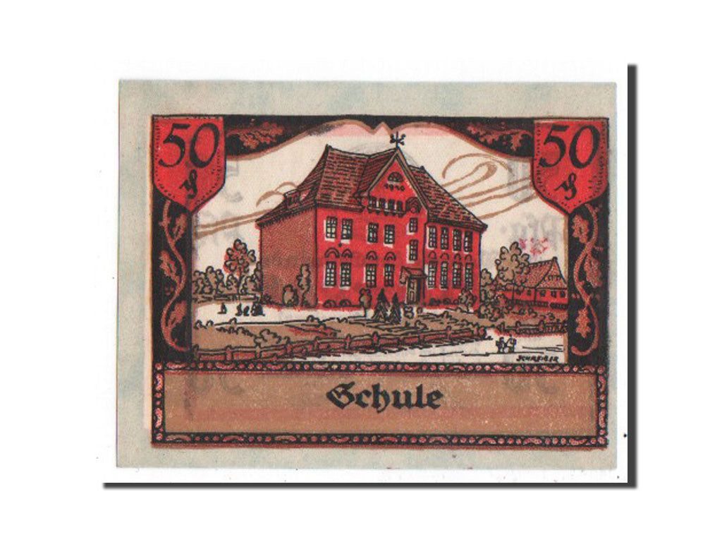 Banknote, Germany, Schleswig-Holstein, 50 Pfennig, AU(55-58), Mehl:329.1a