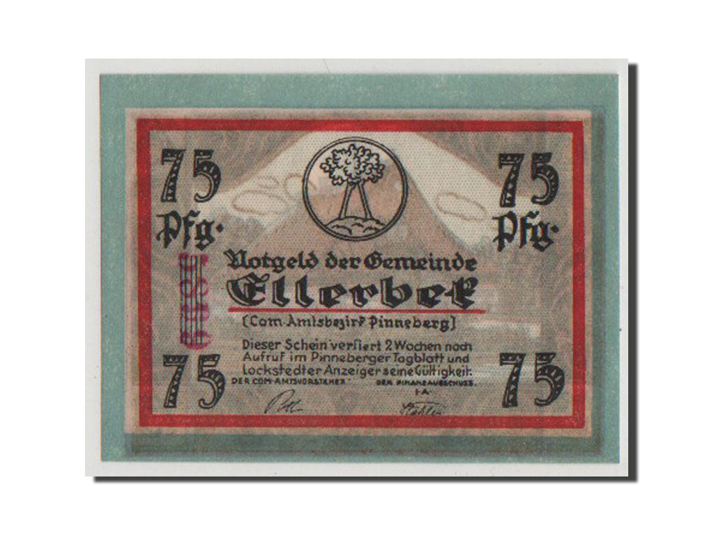 Banknote, Germany, Schleswig-Holstein, 75 Pfennig, AU(55-58), Mehl:329.1a