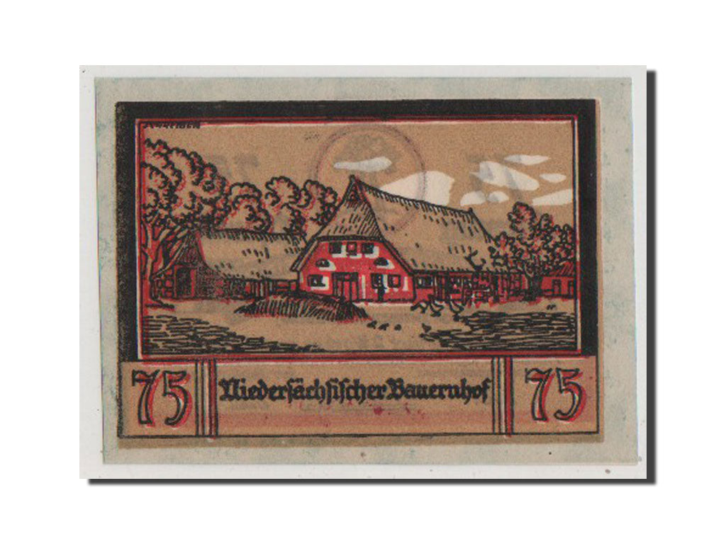 Banknote, Germany, Schleswig-Holstein, 75 Pfennig, AU(55-58), Mehl:145.1