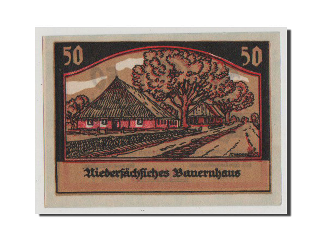 Banknote, Germany, Schleswig-Holstein, 50 Pfennig, AU(55-58), Mehl:145.1