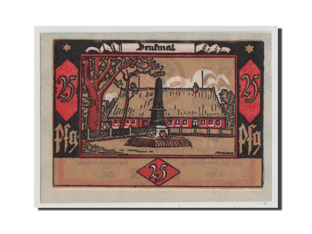 Banknote, Germany, Schleswig-Holstein, 25 Pfennig, AU(55-58), Mehl:145.1