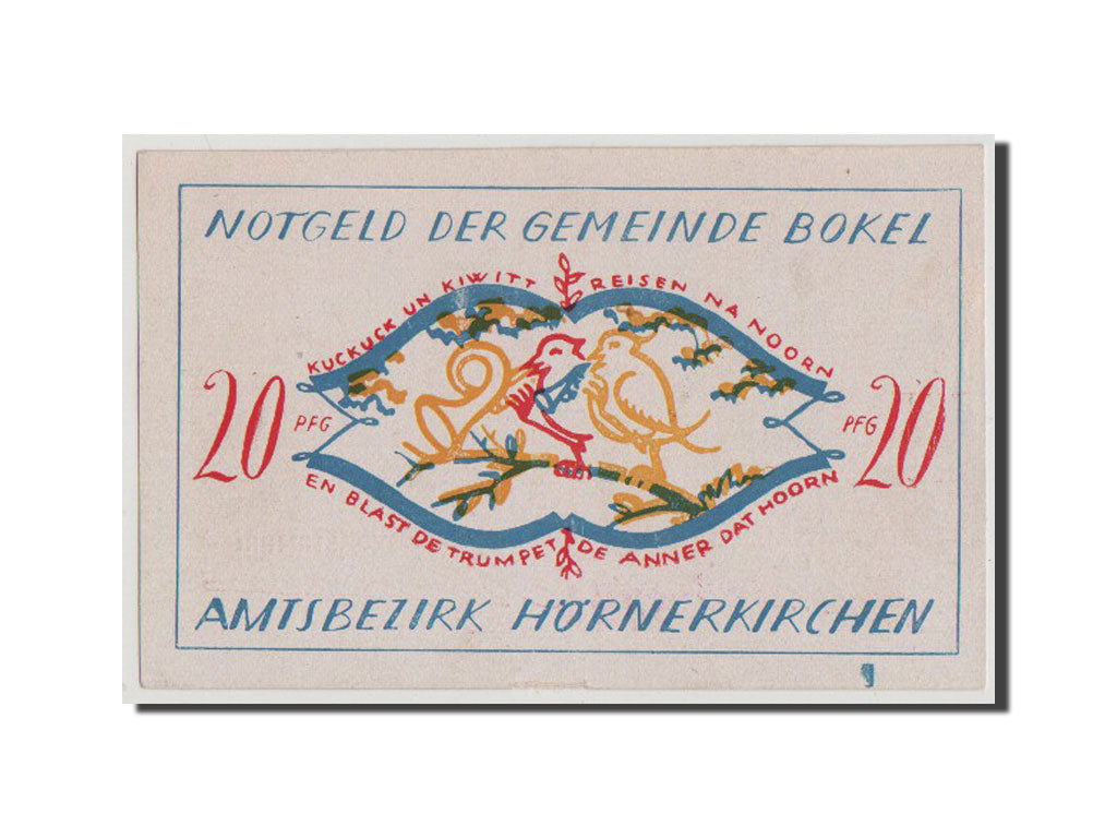 Billet, Allemagne, Schleswig-Holstein, 20 Pfennig, 1921, SUP, Mehl:135.1a
