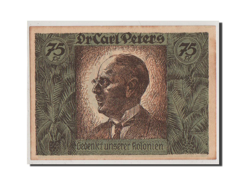 Geldschein, Deutschland, Berlin Stadt, 75 Pfennig, 1921, SS, Mehl:88.3