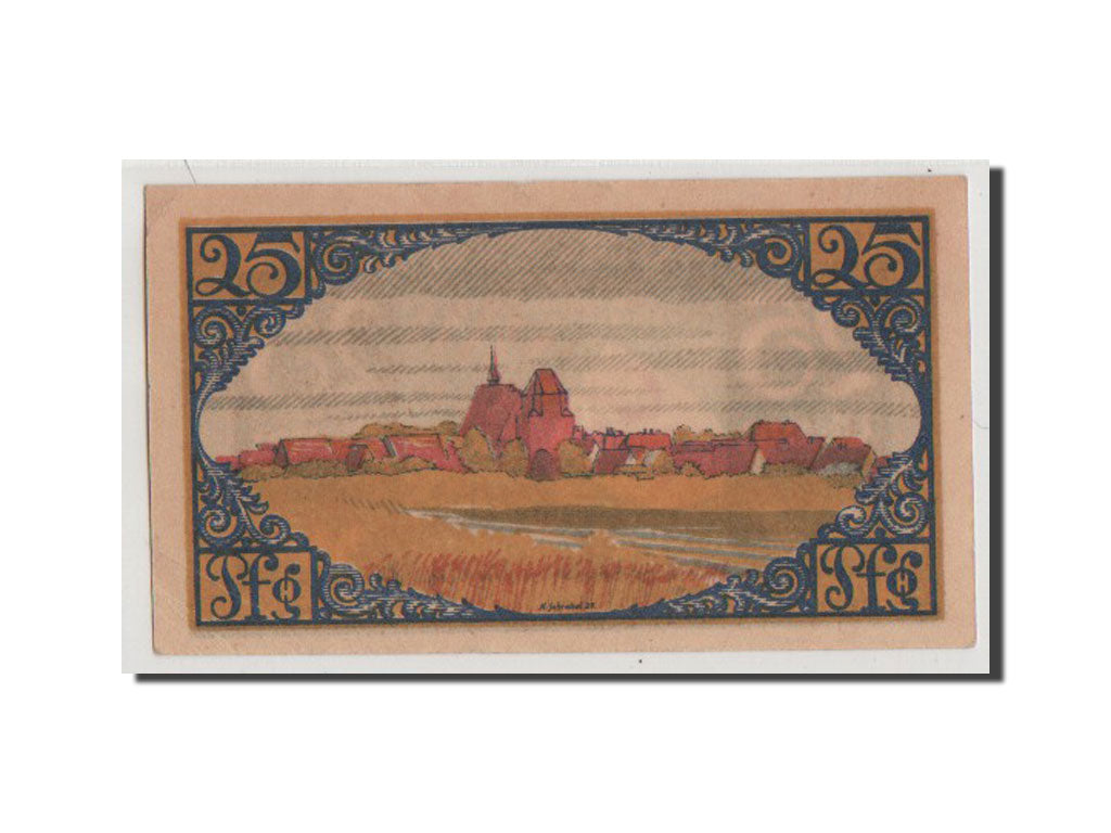 Banconote, Germania, Provinz Sachsen, 25 Pfennig, 1921, 1921-07-01, SPL-