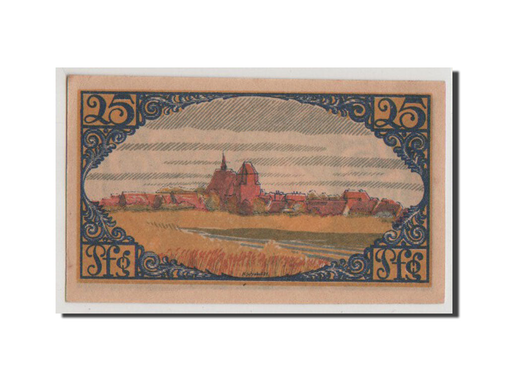Geldschein, Deutschland, Provinz Sachsen, 25 Pfennig, 1921, 1921-07-01, VZ