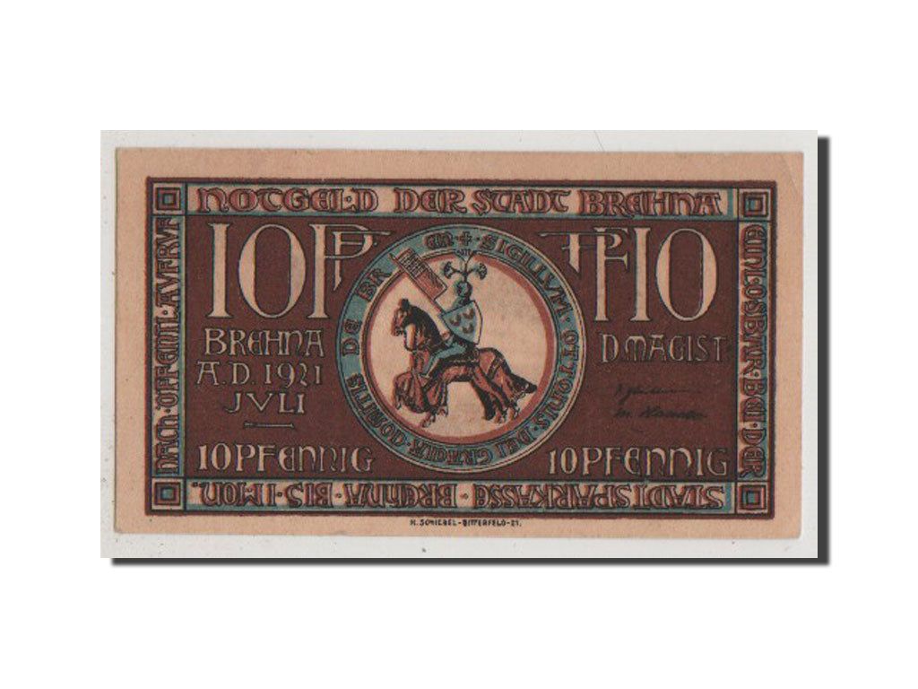 Banconote, Germania, Provinz Sachsen, 10 Pfennig, 1921, 1921-07-01, SPL-
