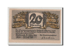 Geldschein, Deutschland, Blankenese Gemeindesparkasse, 20 Pfennig, 1921, VZ