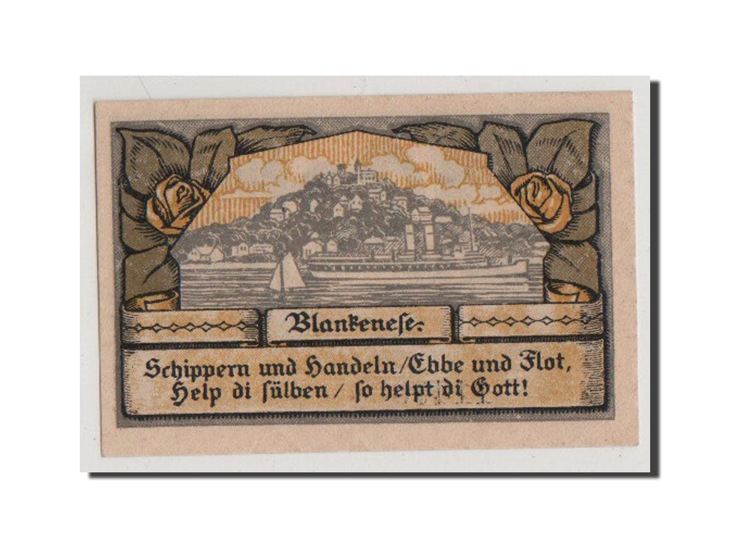 Geldschein, Deutschland, Blankenese Gemeindesparkasse, 20 Pfennig, 1921, VZ