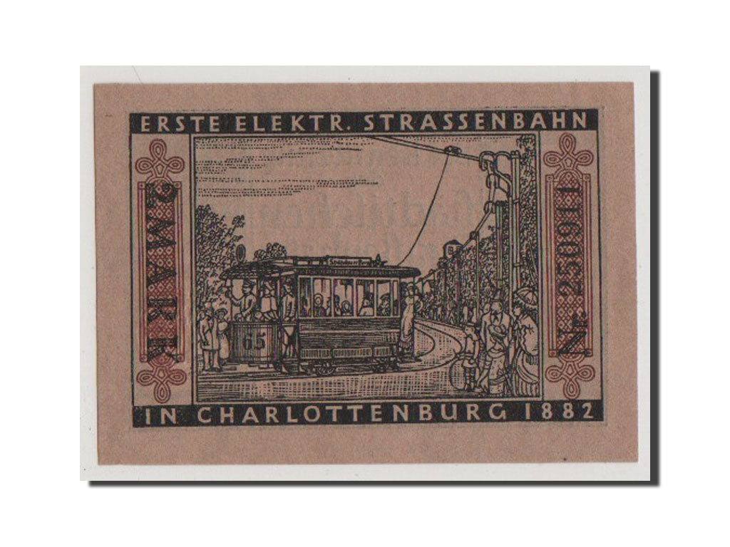 Billet, Allemagne, Berlin Stadt, 2 Mark, 1921, SUP, Mehl:92.3