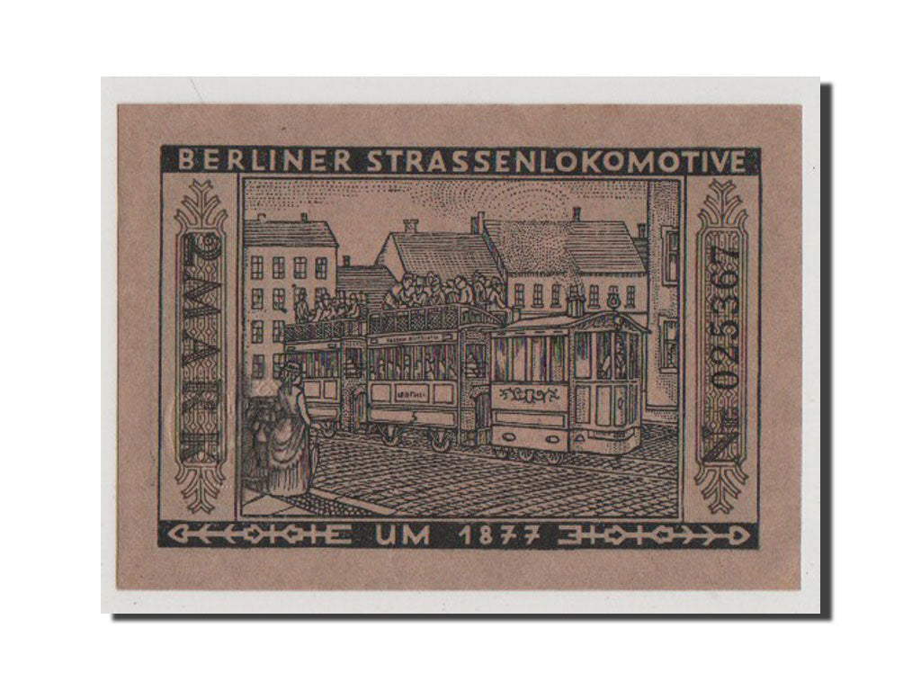 Geldschein, Deutschland, Berlin Stadt, 2 Mark, 1922, VZ, Mehl:92.3