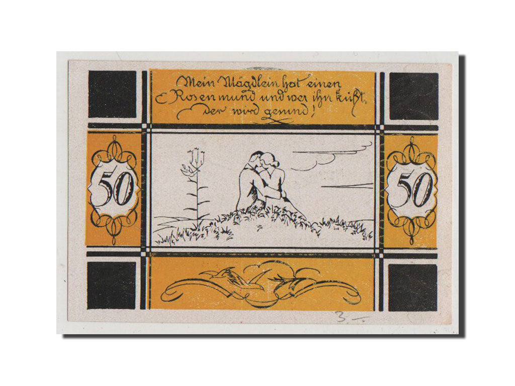 Geldschein, Deutschland, Bilsen, 50 Pfennig, 1921, VZ, Mehl:105.1