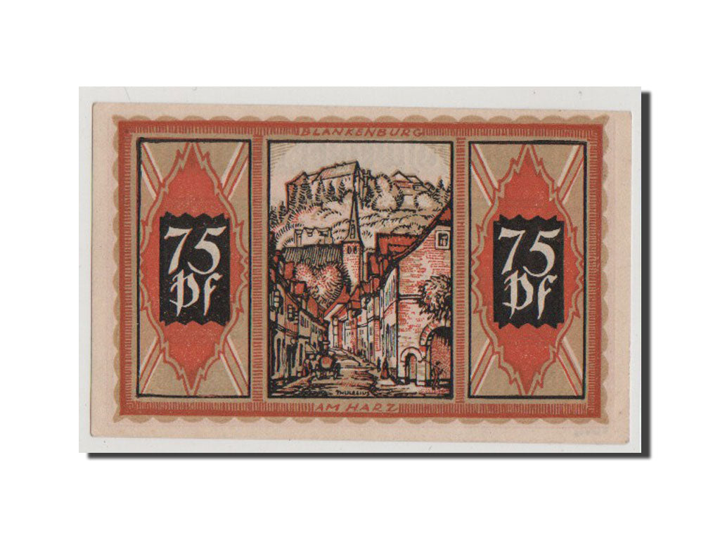 Banconote, Germania, Braunschweig, 75 Pfennig, 1921, SPL-, Mehl:155.1i