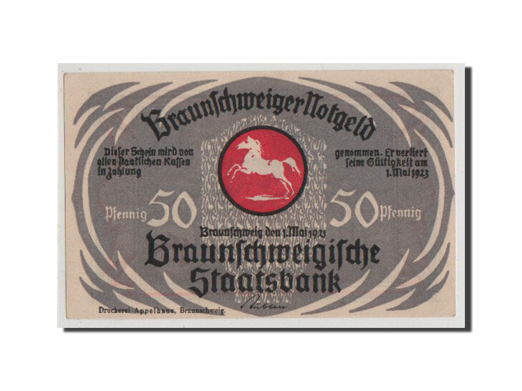 Banconote, Germania, Braunschweig, 50 Pfennig, 1921, SPL-, Mehl:155.1h
