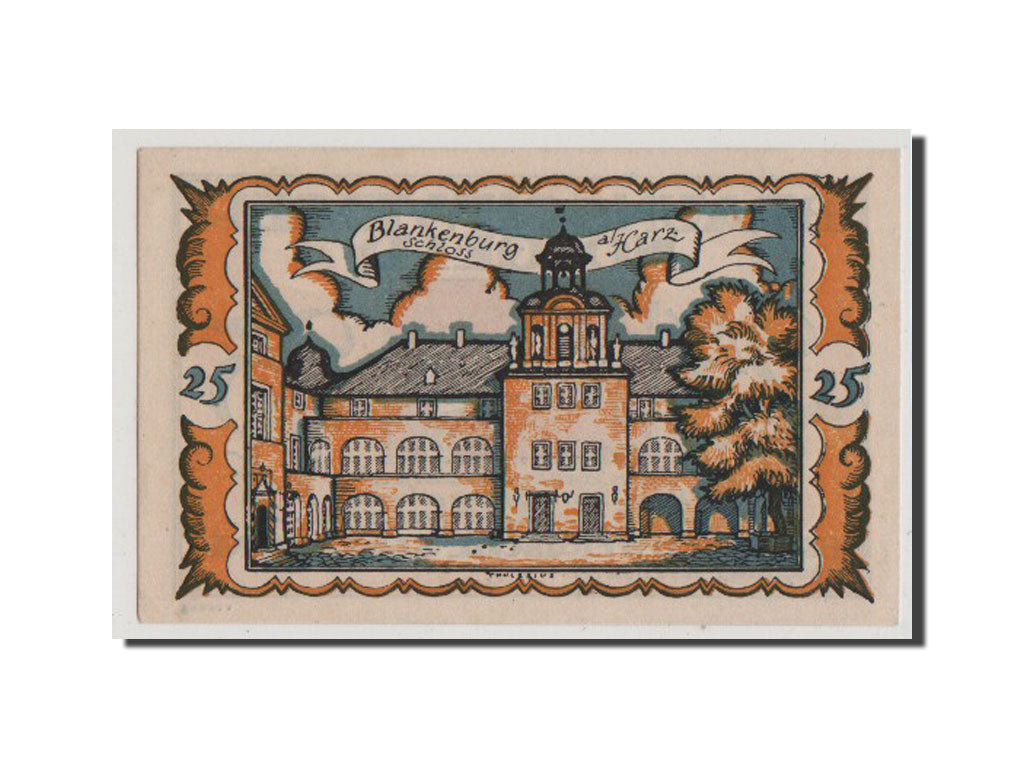 Banconote, Germania, Braunschweig, 25 Pfennig, 1921, SPL-, Mehl:155.1d