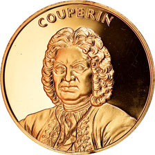 Francja, Medal, Couperin, La France du Roi Soleil, MS(63), Vermeil