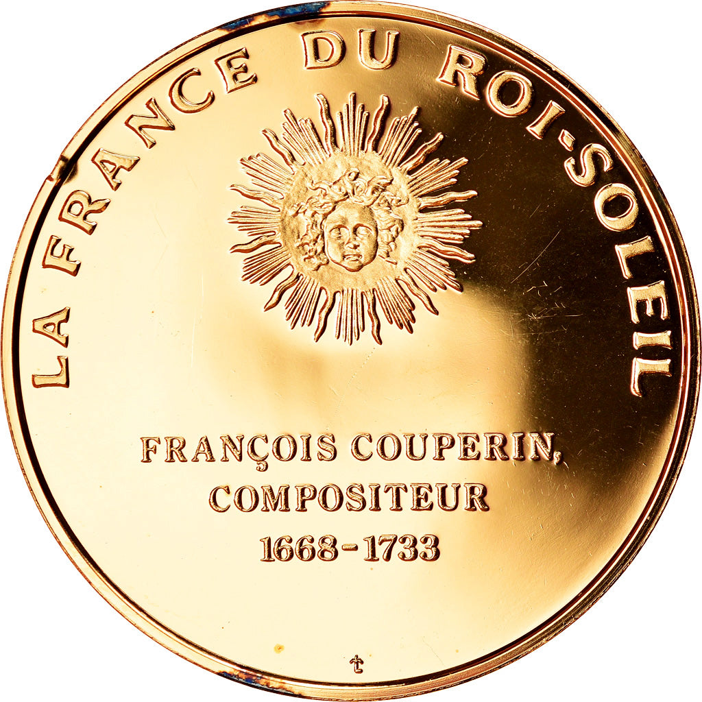 Francja, Medal, Couperin, La France du Roi Soleil, MS(63), Vermeil