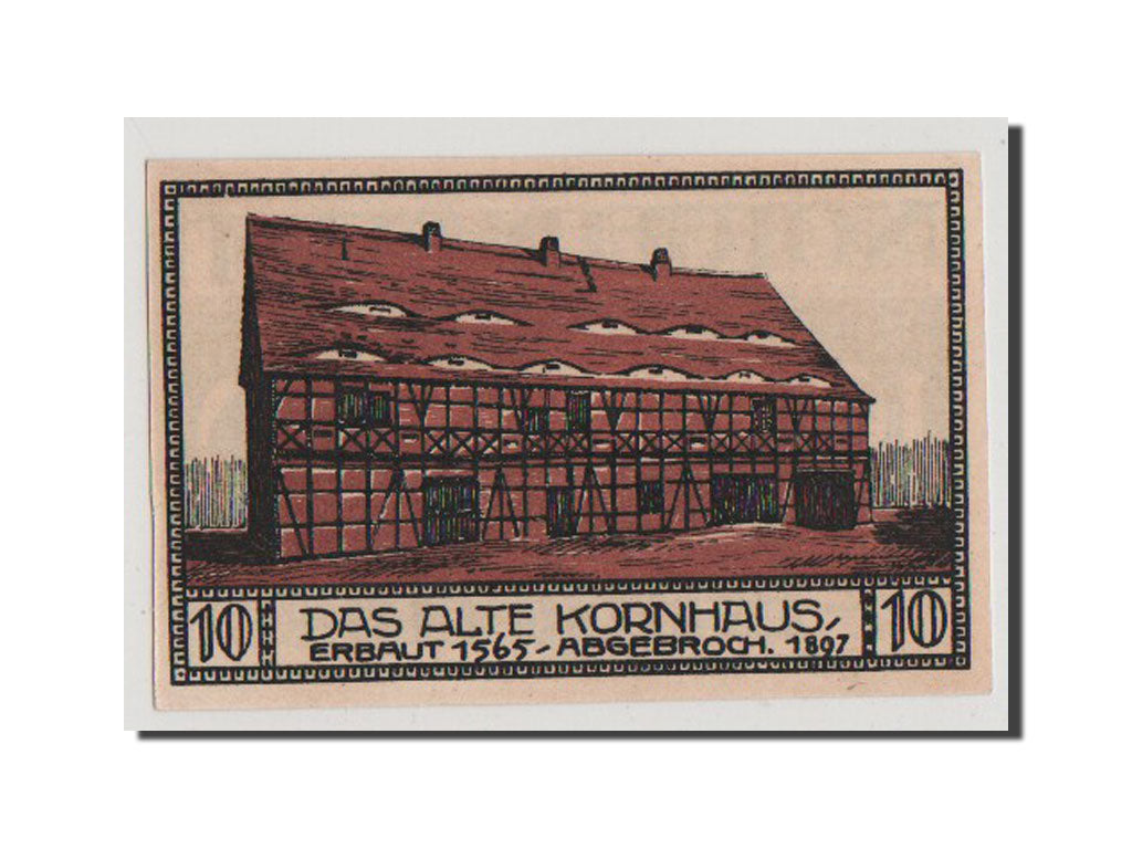 Banknote, Germany, Bitterfeld Stadt, 10 Pfennig, 1921, 1921-06-01, AU(55-58)
