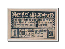 Billet, Allemagne, Brakel Stadt, 1 Mark, 1921, SPL+, Mehl:150.1