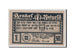 Biljet, Duitsland, Brakel Stadt, 1 Mark, 1921, SPL+, Mehl:150.1