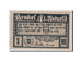 Banconote, Germania, Brakel Stadt, 1 Mark, 1921, SPL+, Mehl:150.1