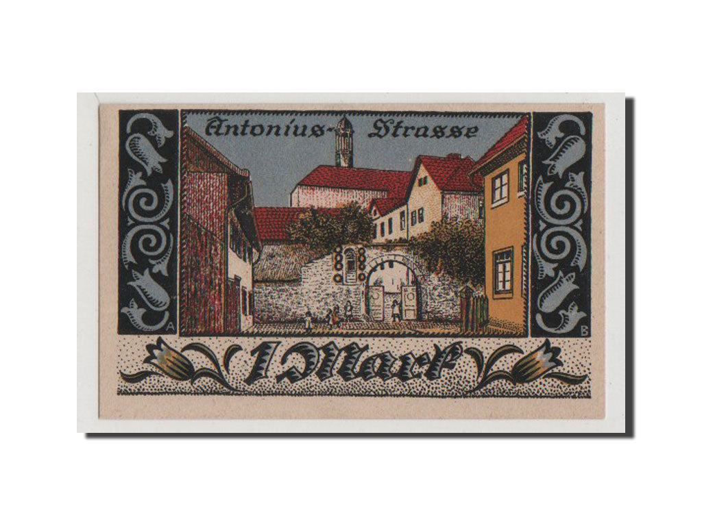 Banconote, Germania, Brakel Stadt, 1 Mark, 1921, SPL+, Mehl:150.1