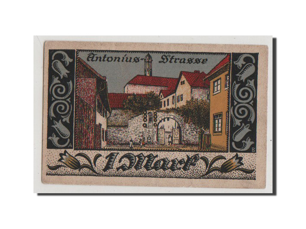 Geldschein, Deutschland, Brakel Stadt, 1 Mark, 1921, UNZ-, Mehl:150.3
