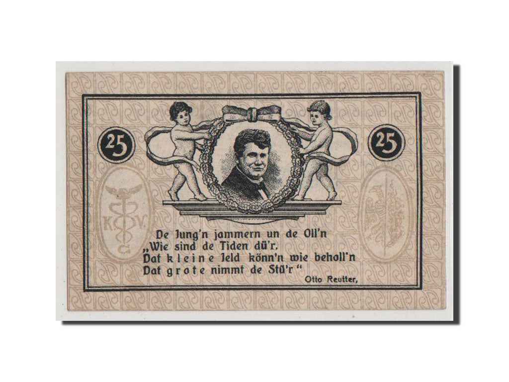 Geldschein, Deutschland, Provinz Sachsen, 25 Pfennig, 1921, UNZ-, Mehl:407.3