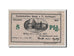 Banconote, Germania, Provinz Sachsen, 5 Pfennig, 1921, SPL, Mehl:407.3