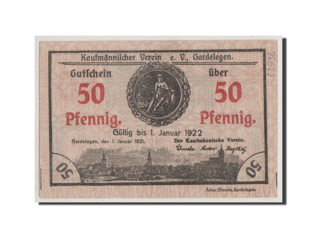 Banconote, Germania, Provinz Sachsen, 50 Pfennig, 1921, SPL, Mehl:407.3