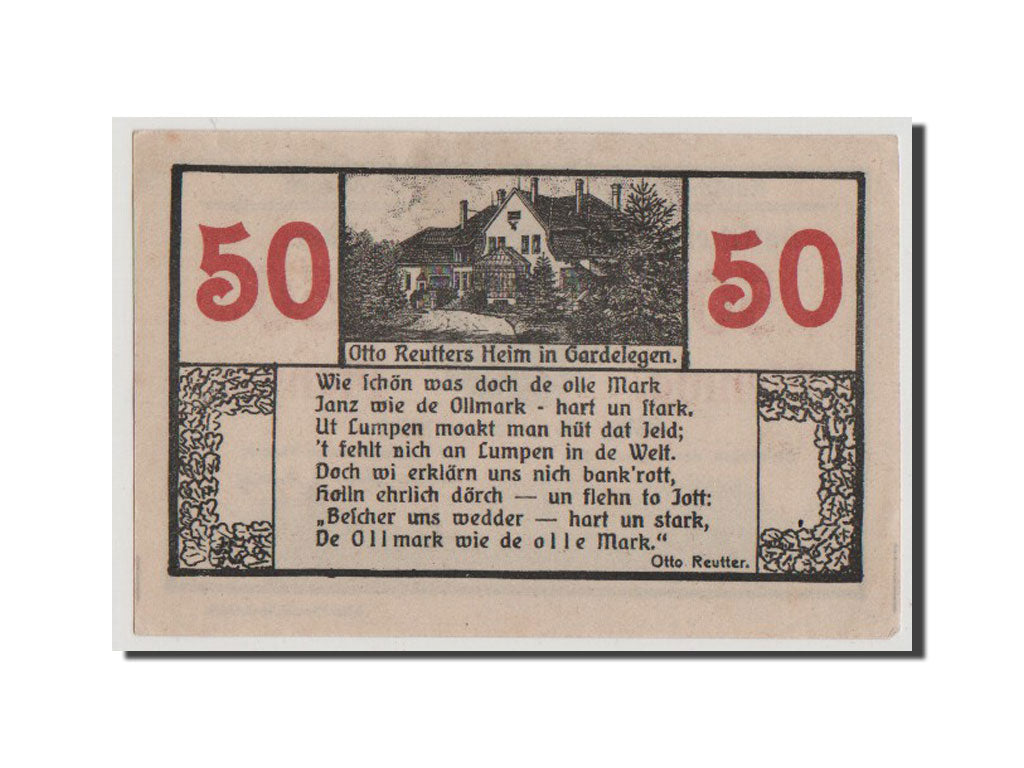 Banconote, Germania, Provinz Sachsen, 50 Pfennig, 1921, SPL, Mehl:407.3