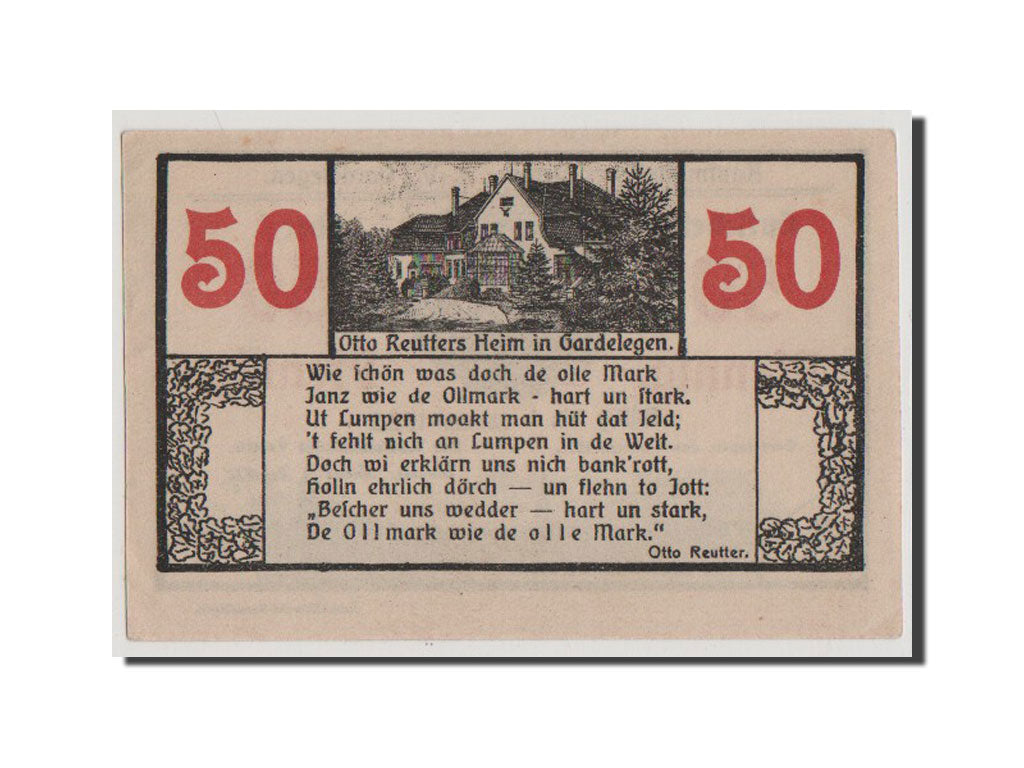 Banconote, Germania, Provinz Sachsen, 50 Pfennig, 1921, SPL, Mehl:407.3