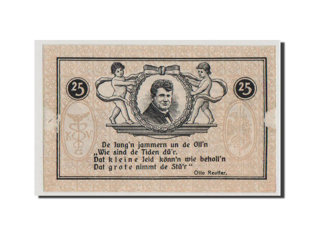 Banconote, Germania, Provinz Sachsen, 25 Pfennig, 1921, SPL, Mehl:407.3