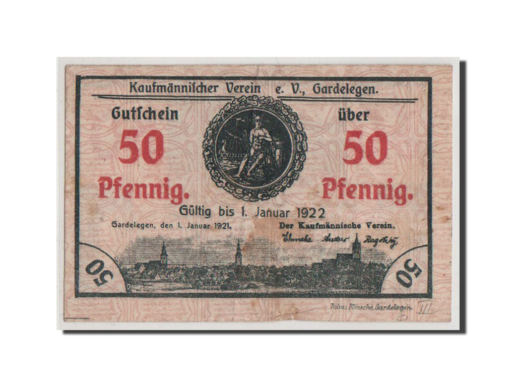 Billet, Allemagne, Provinz Sachsen, 50 Pfennig, 1921, SUP, Mehl:407.3