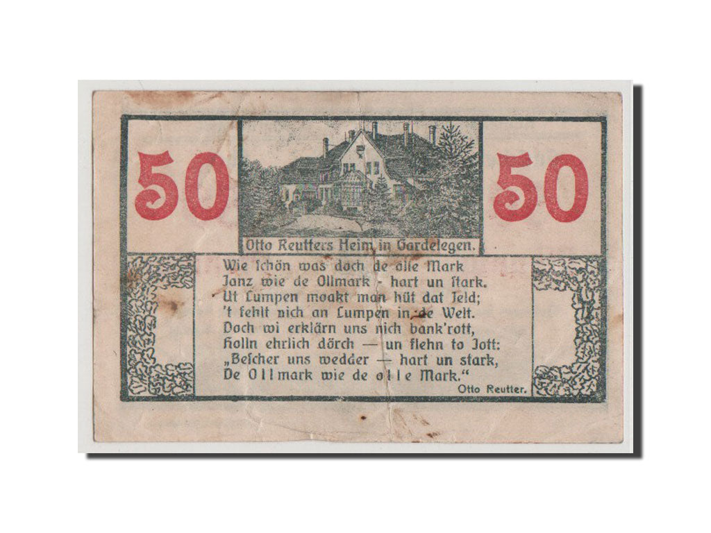 Billet, Allemagne, Provinz Sachsen, 50 Pfennig, 1921, SUP, Mehl:407.3