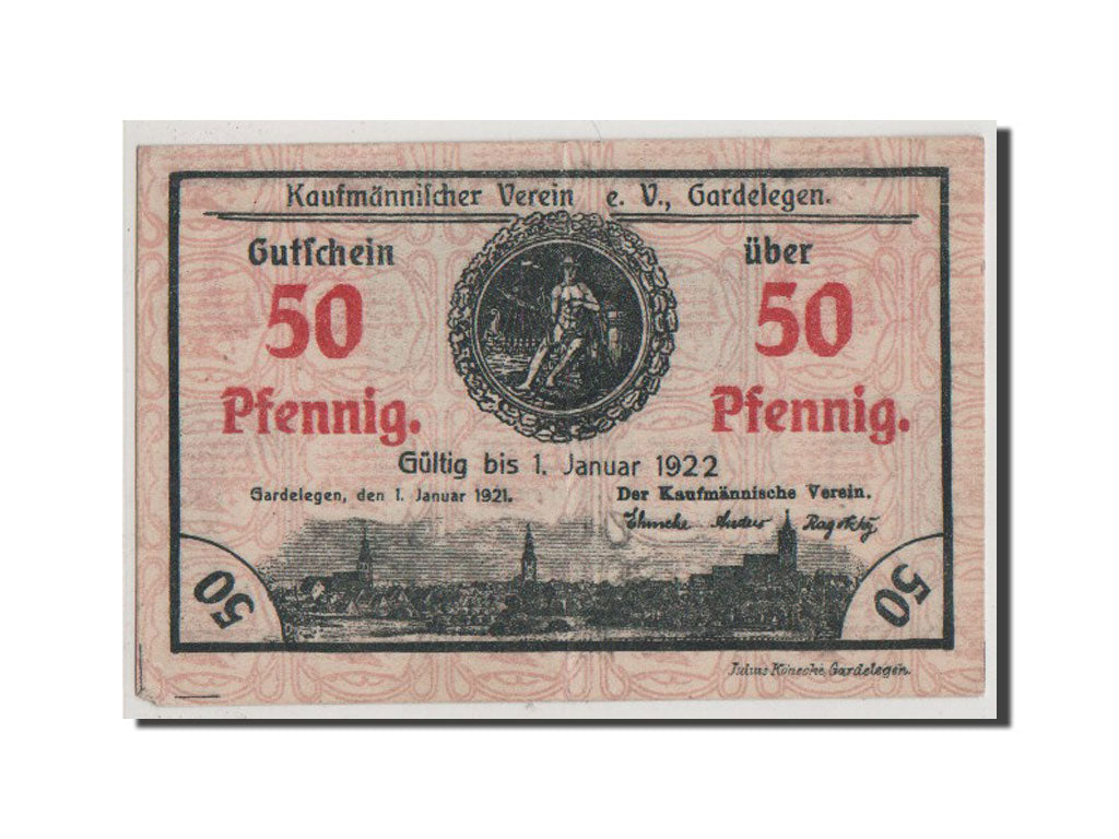 Banconote, Germania, Provinz Sachsen, 50 Pfennig, 1921, SPL, Mehl:407.3