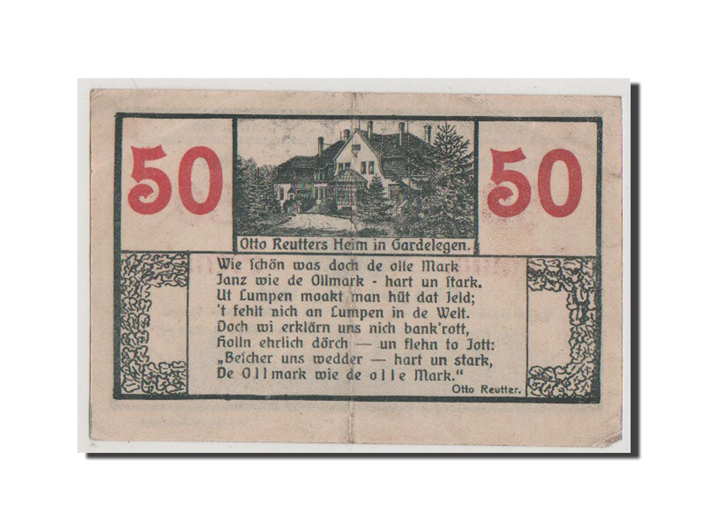 Banconote, Germania, Provinz Sachsen, 50 Pfennig, 1921, SPL, Mehl:407.3