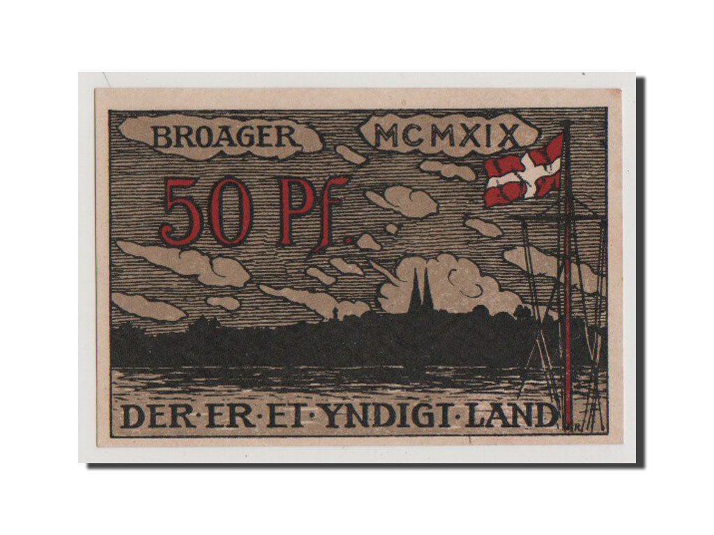 Geldschein, Deutschland, Broacker Gemeinde, 50 Pfennig, 1919, UNZ-, Mehl:188.2