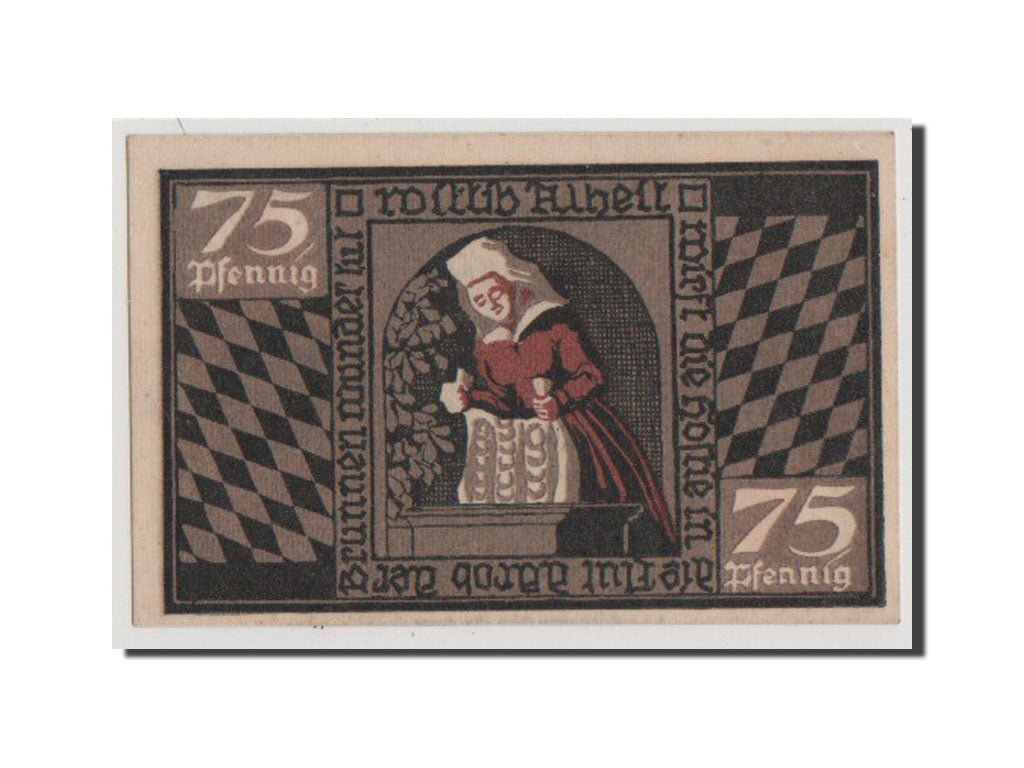 Banconote, Germania, Blomberg, 75 Pfennig, 1921, 1921-10-01, SPL+, Mehl:120.1a