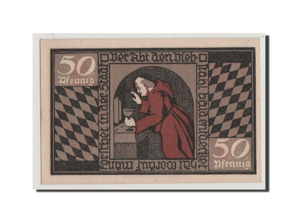 Banknot, Niemcy, Blomberg, 50 Pfennig, 1921, 1921-10-01, UNC(64), Mehl:120.1a