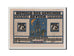 Geldschein, Deutschland, Schleswig-Holstein, 75 Pfennig, 1921, UNZ, Mehl:97.1a