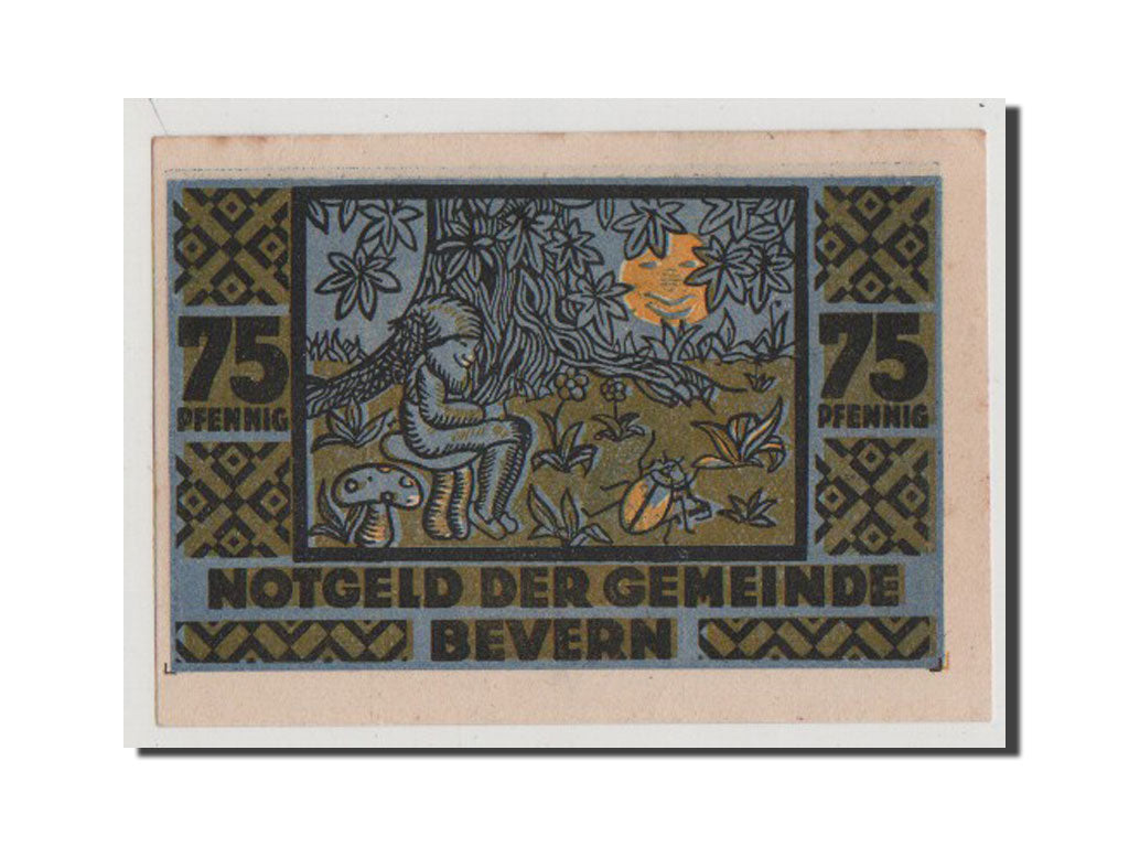 Geldschein, Deutschland, Schleswig-Holstein, 75 Pfennig, 1921, UNZ, Mehl:97.1a
