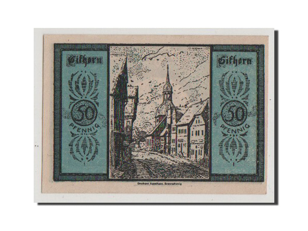 Billet, Allemagne, Gifhorn Stadt, 50 Pfennig, 1921, NEUF, Mehl:428.1