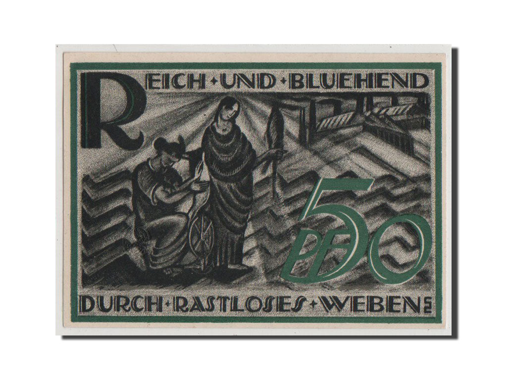 Billet, Allemagne, Gera Stadt, 50 Pfennig, 1921, NEUF, Mehl:420.3