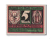 Geldschein, Deutschland, Genthin, 5 Mark, 1921, UNZ, Mehl:419.2