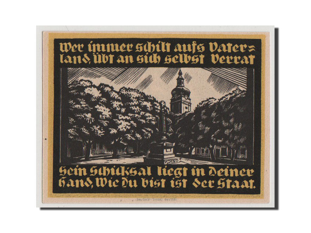 Banconote, Germania, Genthin, 2 Mark, 1921, FDS, Mehl:419.1