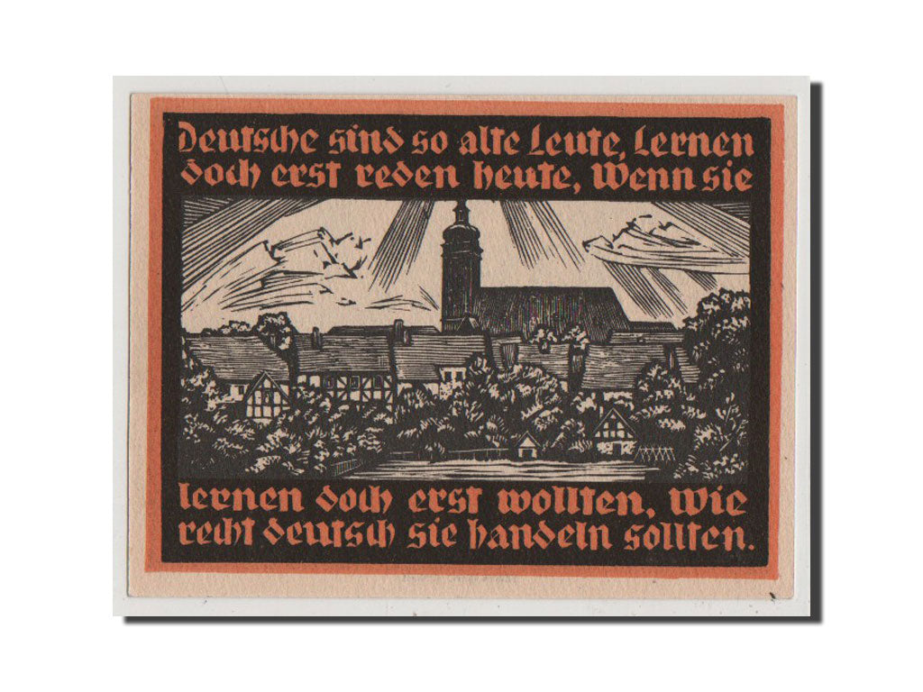 Banconote, Germania, Genthin, 5 Mark, 1921, FDS, Mehl:419.1