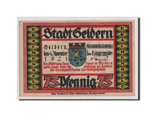Billet, Allemagne, Geldern Stadt, 75 Pfennig, 1921, SPL+, Mehl:416.1