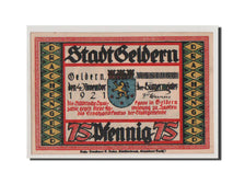 Banconote, Germania, Geldern Stadt, 75 Pfennig, 1921, SPL+, Mehl:416.1