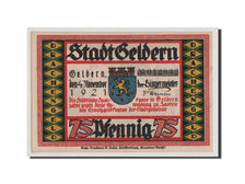 Billet, Allemagne, Geldern Stadt, 75 Pfennig, 1921, SPL+, Mehl:416.1